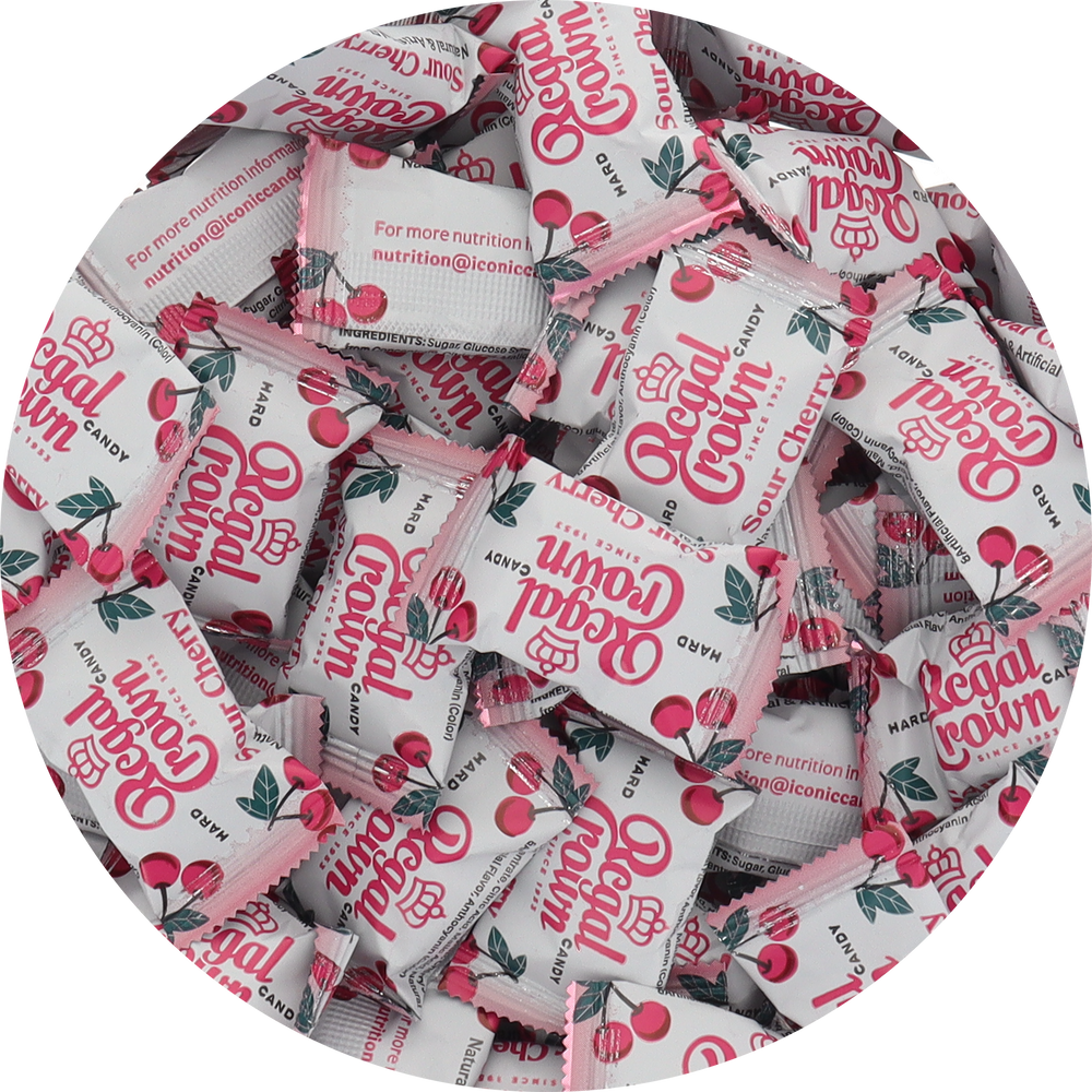 Regal Crown (Individually Wrapped) Sour Cherry Hard Candy