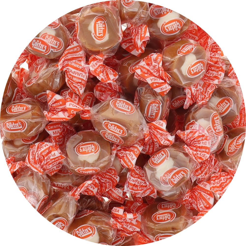 Goetze's Caramel Creams Pumpkin Pie (Individually wrapped) Bulk