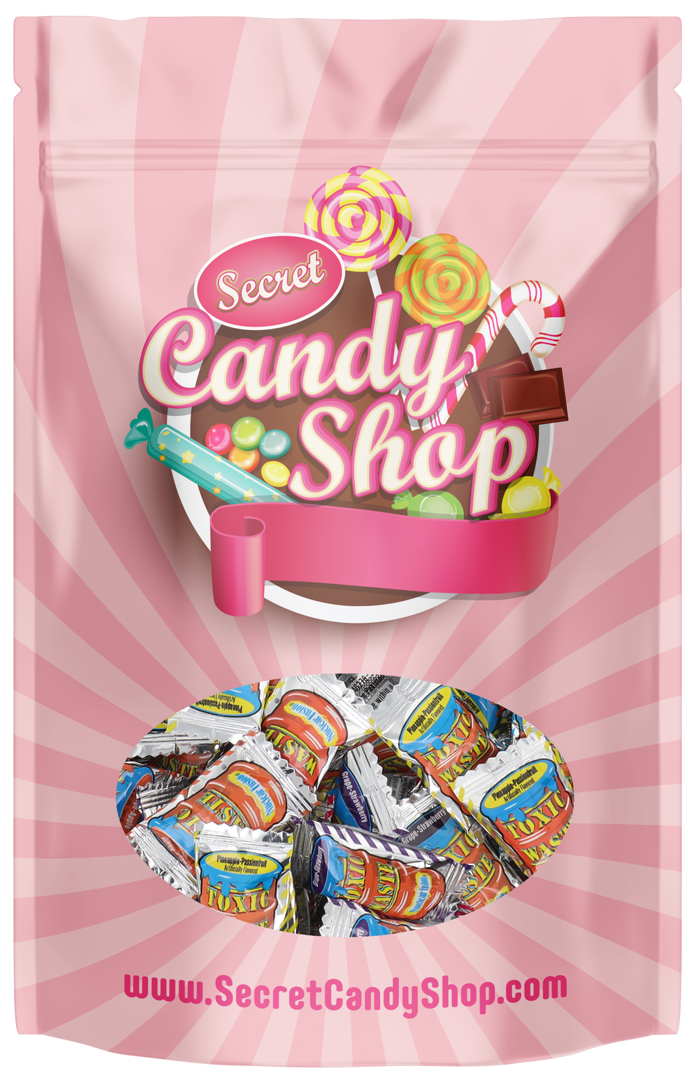 Toxic Waste Nuclear Fusion Sour Candy (Individually Wrapped) Bulk