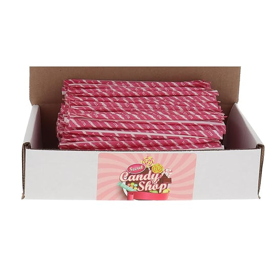 World's Silly Pixy Stix Sour Filled Candy Straws (Red Cherry)