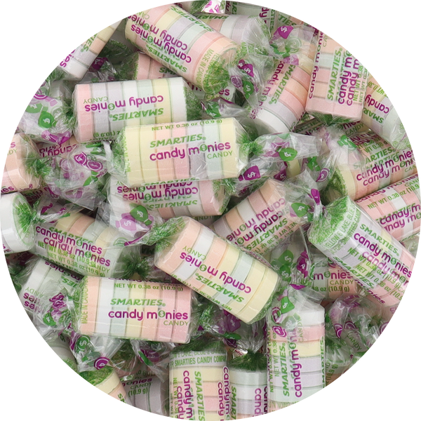 Smarties Money Candy Rolls - Bulk Wrapped