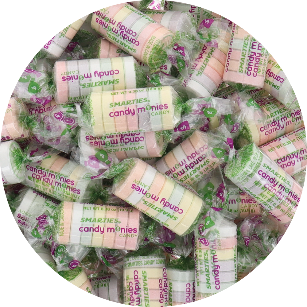 Smarties Money Candy Rolls - Bulk Wrapped