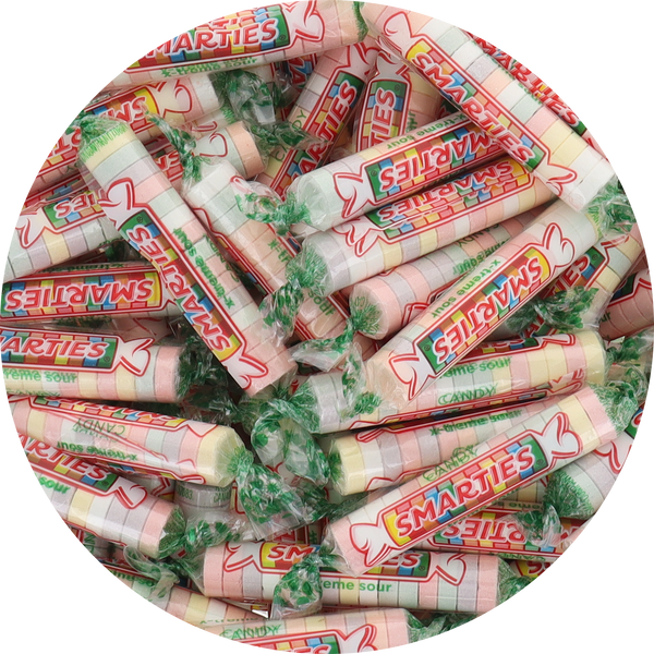 Smarties X-Treme Sour Candy Rolls Bulk (Wrapped)