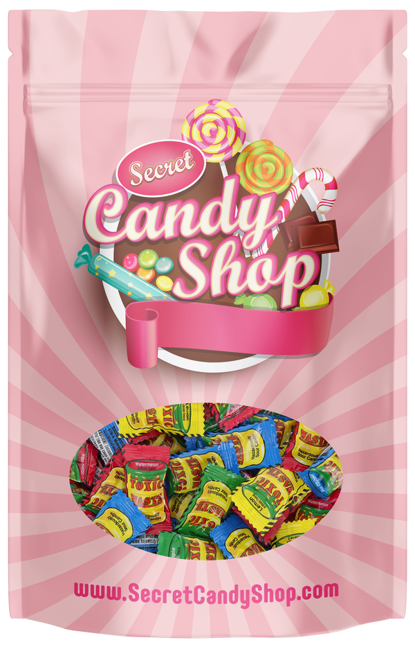 Toxic Waste Hazardously Sour Assorted Candy (Individually Wrapped) Bulk