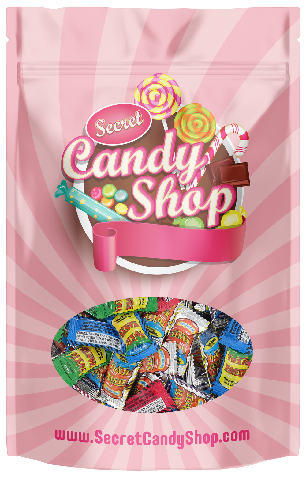 Toxic Waste Hazardously Sour and Nuclear Fusion Mix (Individually Wrapped) 10 Flavors