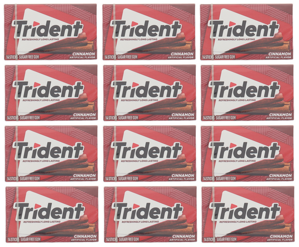 Trident Sugar Free Gum - Cinnamon Flavor