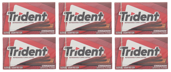 Trident Sugar Free Gum - Cinnamon Flavor