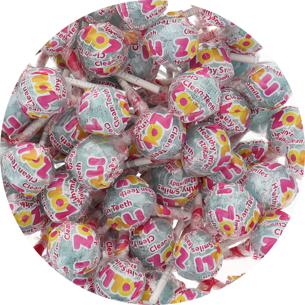 Zollipops Sugar Free Blue Raspberry Zolli Ball Popz (Individually Wrapped)