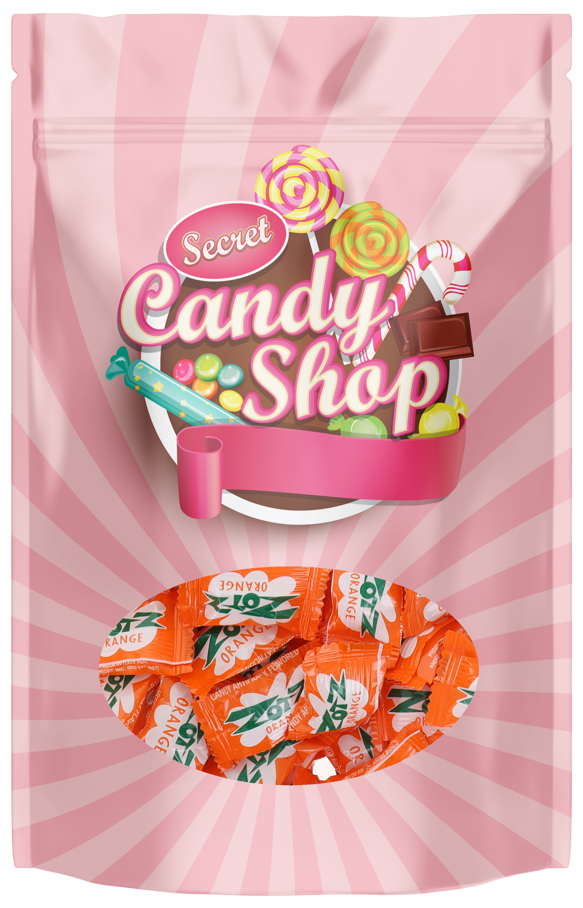 Zotz Fizz Power Candy in Box Orange