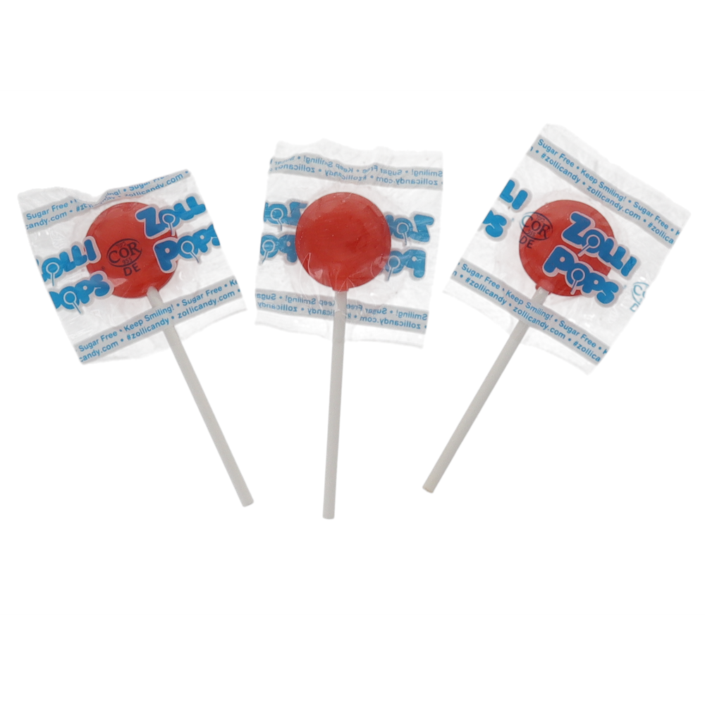 Zollipops Sugar Free Cherry Lollipops (Individually Wrapped)