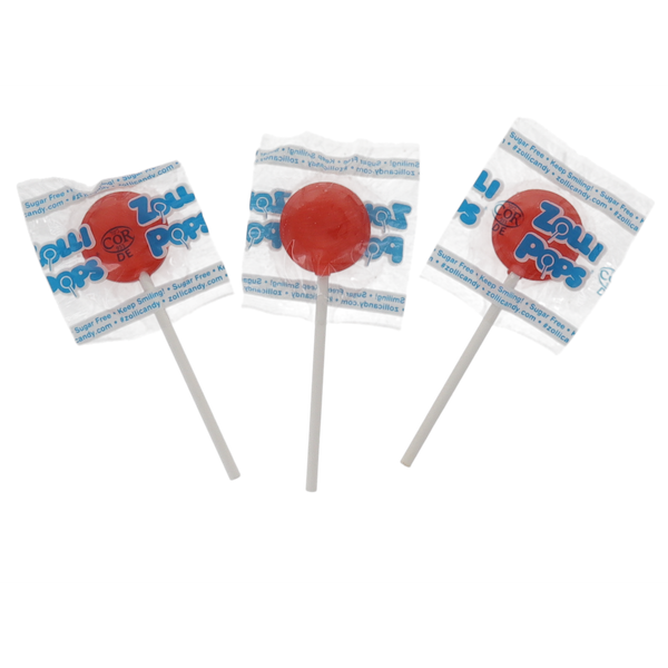 Zollipops Sugar Free Orange Lollipops (Individually Wrapped)