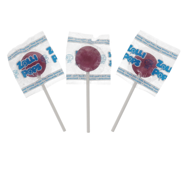 Zollipops Sugar Free Grape Lollipops (Individually Wrapped)