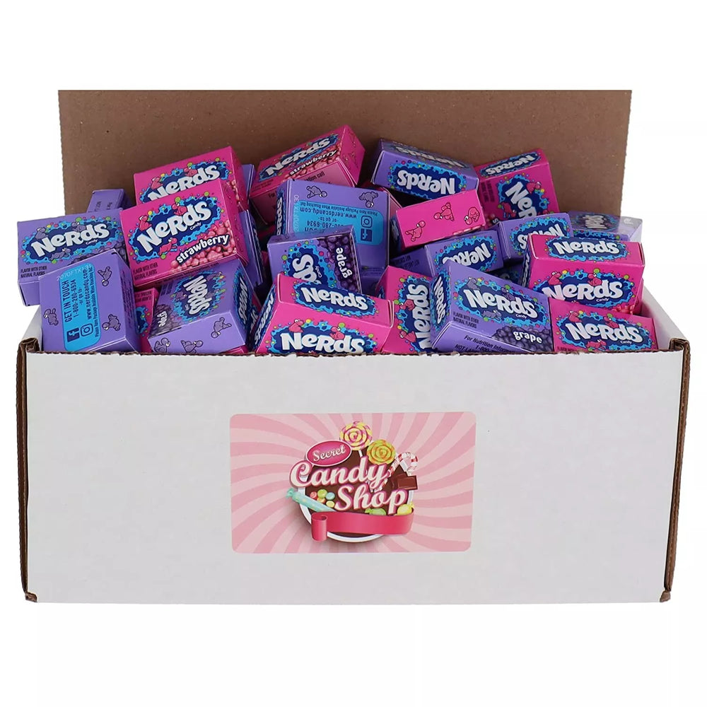 Nerds Mini Candy Bulk (Mini Boxes) Strawberry & Grape Assorted