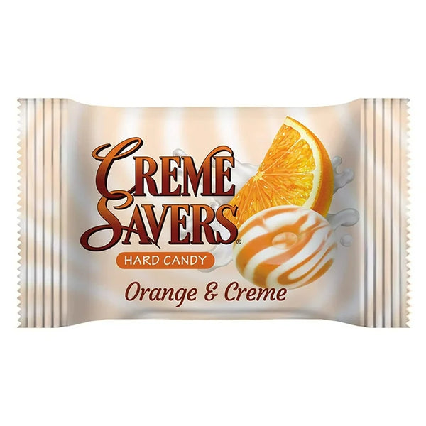 Creme Savers Hard Candy - Orange & Creme (Individually Wrapped)
