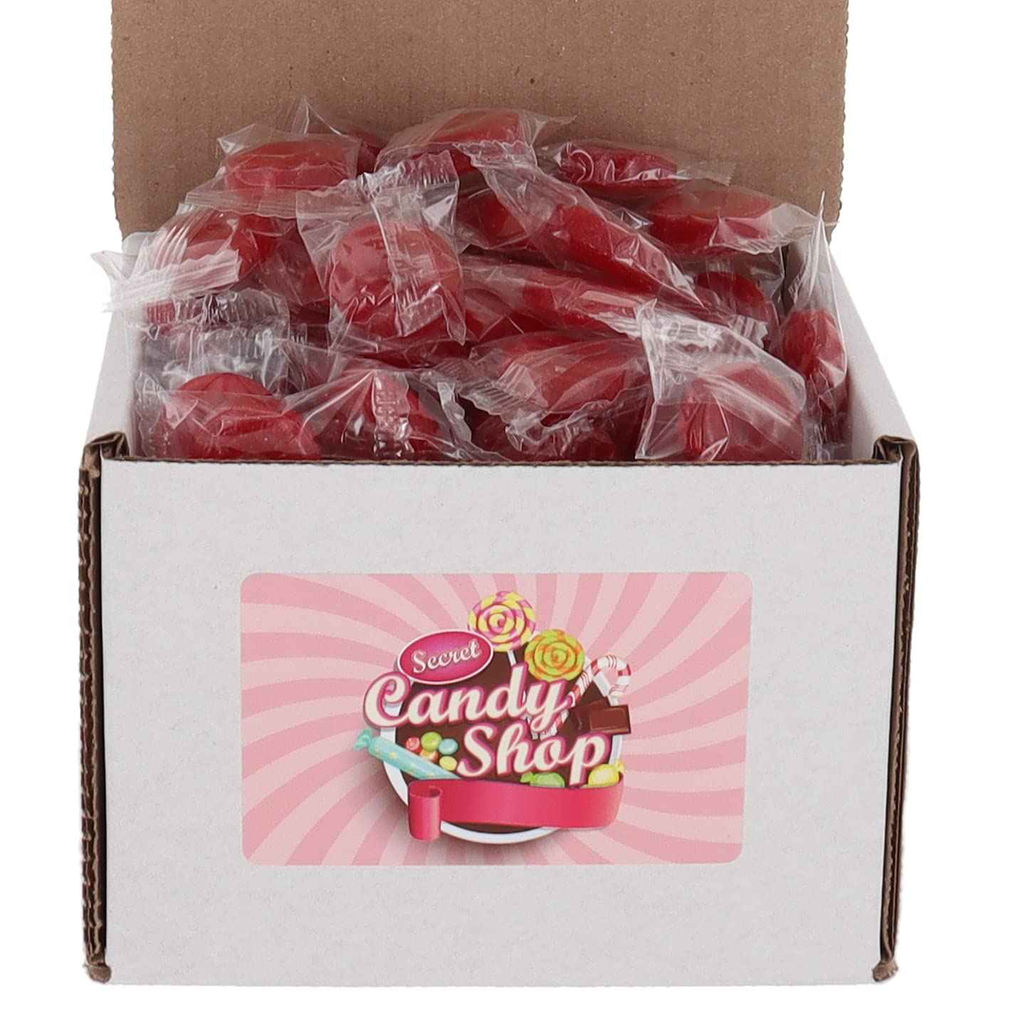 Lifesavers Fruit Hard Candy Bulk in Box (Individually Wrapped) Raspberry