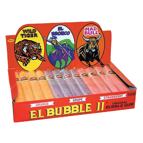 El Bubble II - Bubble Gum Cigars 36 Count Bulk (Individually Wrapped)
