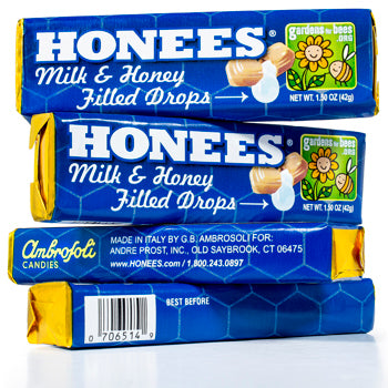 Honees Milk & Honey Filled Drops - 24 Pack (216 Drops Total)