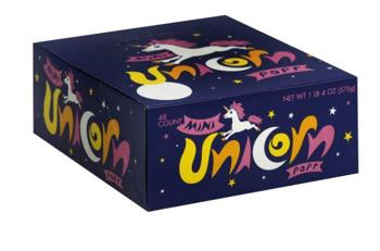 Adams & Brooks Mini Unicorn Pops - 48 Count (Individually Wrapped)