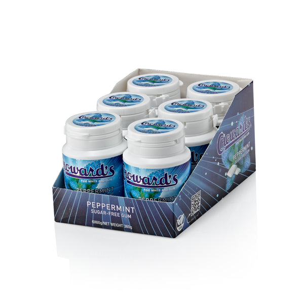 CHoward’s Sugar Free Peppermint Gum - Pack of 6