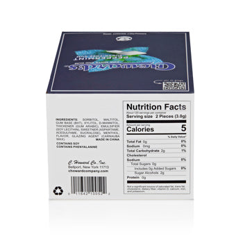 CHoward’s Sugar Free Peppermint Gum - Pack of 6