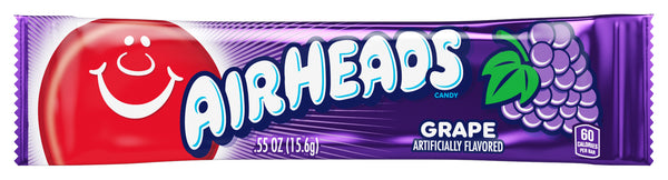 AirHeads Taffy Candy Display Box .55oz 60 Count Assorted Flavors