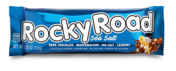 Annabelle Dark Chocolate with Sea Salt Rocky Road 1.65oz Candy Bars Bulk 24 Count