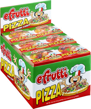 Efrutti Gummi Pizza 48 Ct Bulk Gummi