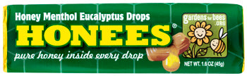 Honees Menthol Eucalyptus Drops - 24Pack (216 Drops Total)