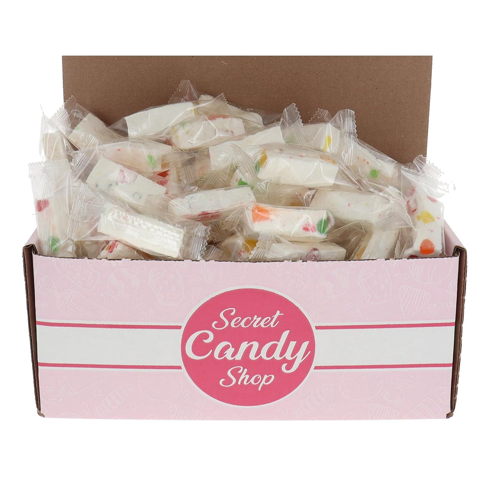 SECRET CANDY SHOP Jujube Nougats Soft Chewy Fruit Candy Bulk in Box (Original Flavors)