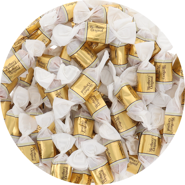 Werther’s Original Soft Caramels Vanilla Creme Filled (Individually Wrapped)
