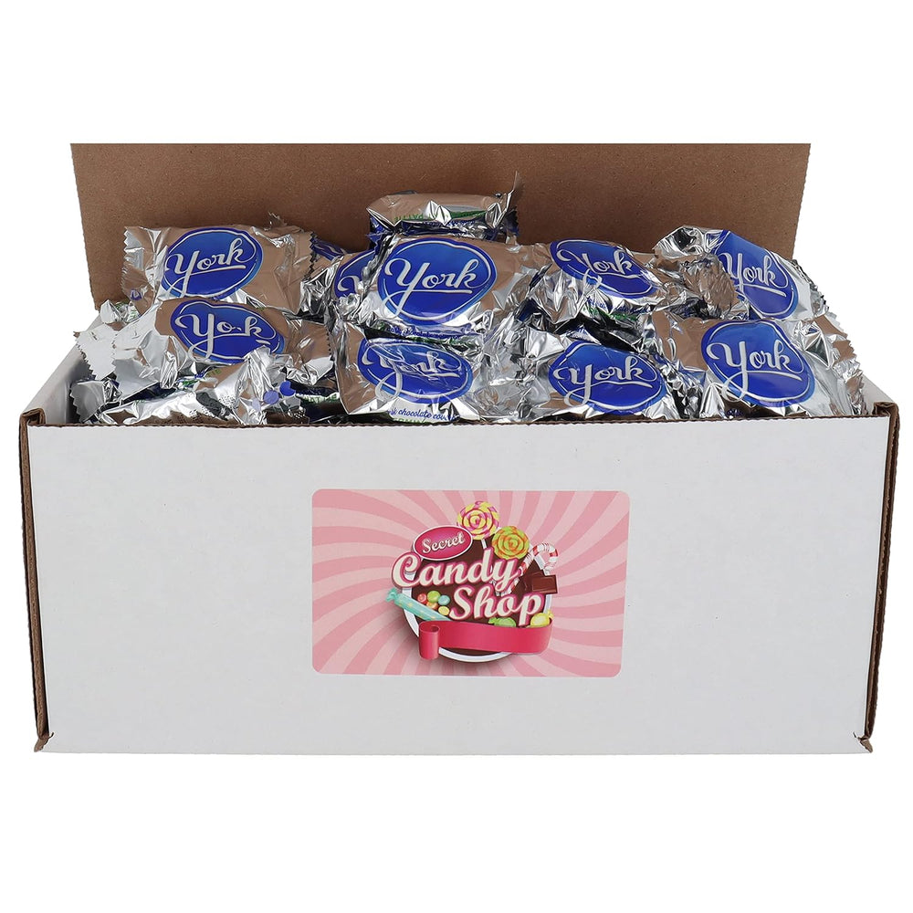 York Peppermint Patties Dark Chocolate Mint Candy Candy in Box (Individually Wrapped)