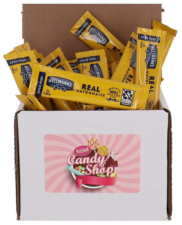 Hellmanns Real Mayo Mayonnaise Packets Bulk in Box