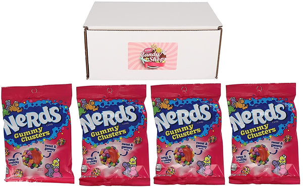 Nerds Gummy Clusters Candy 5oz (Pack of 4)