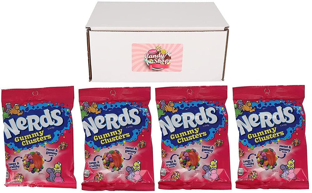 Nerds Gummy Clusters Candy 5oz (Pack of 4)