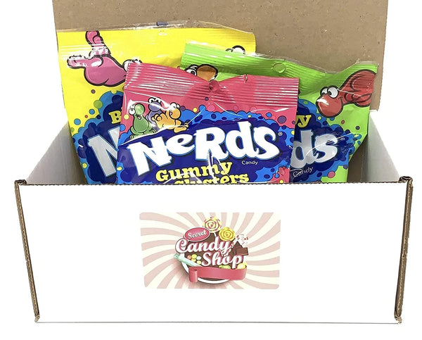 Nerds Candy Variety pack of 3 candies (Gummy Clusters, Big Chewy, Sour Big Chewy)