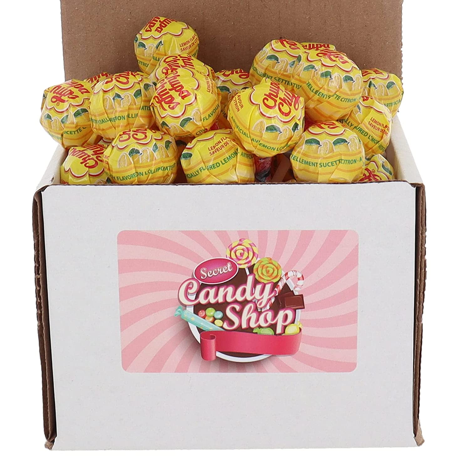 Chupa Chups Strawberry Love Lollipops - Economy Candy