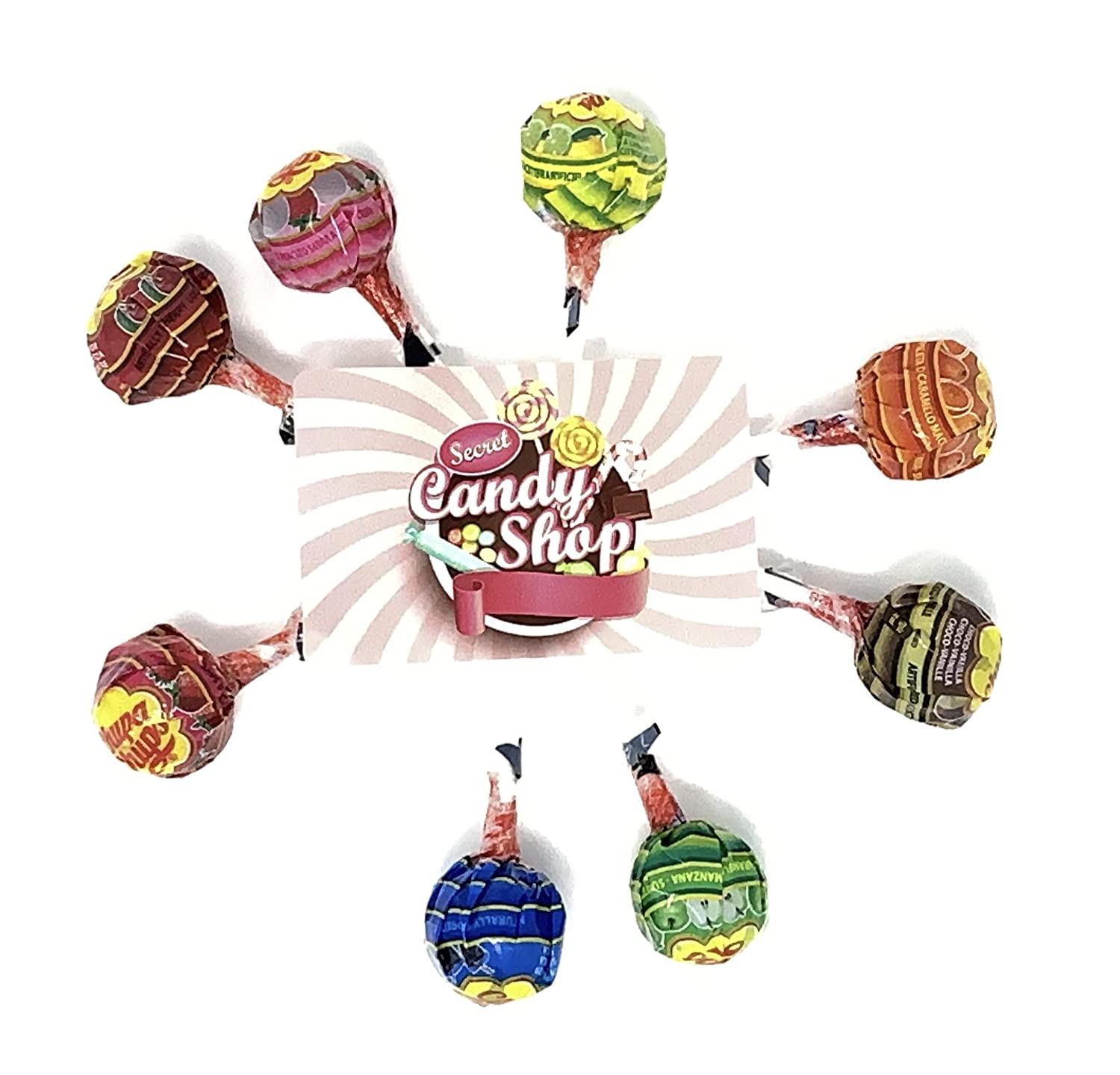 Lot De 3 Boîtes Métal Miniatures Chupa Chups - Accessoire Pour Magasin De Marchands, Jeux D'Imitation