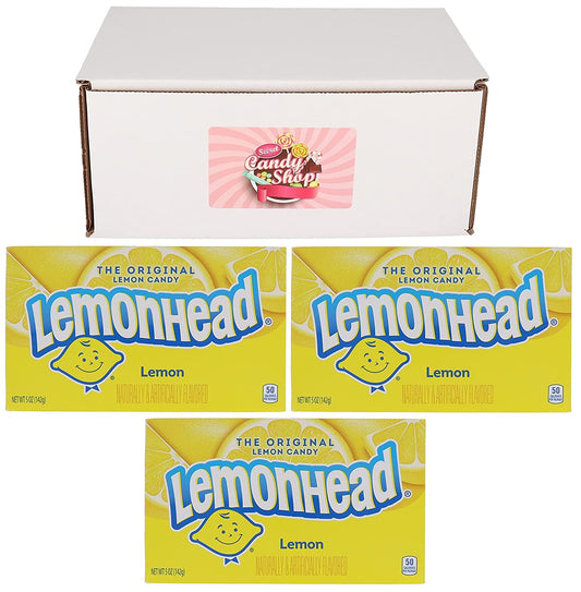 Lemonhead Hard Candy The Original Lemon Candies (Pack of 3)