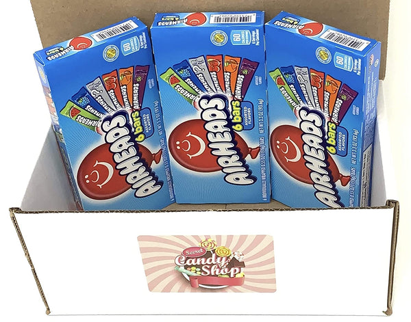 Airheads Variety of Flavors Candy 3.5oz Theater Box (Pack of 3)
