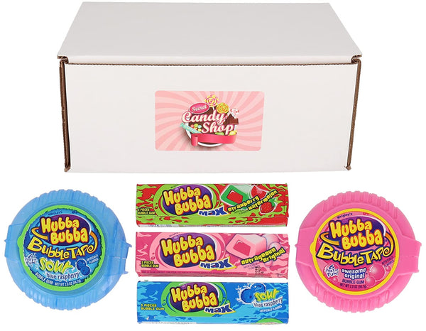 Hubba Bubba Max Bubble Gum (Sour Blue Raspberry flavor) (Pack of 8, total of 40 pieces)…