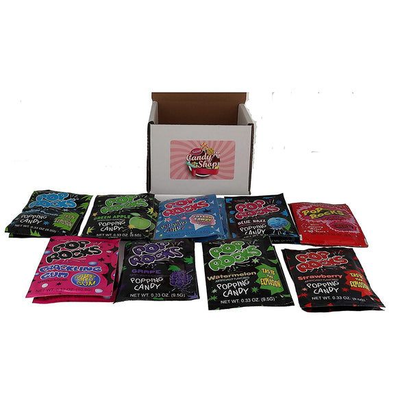 Pop Rocks Pack of 9 Flavors (2 of each, total of 18)