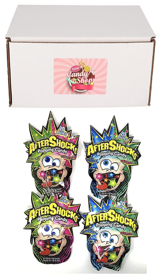 After Shocks Popping Candy 4 flavors (20 of each flavor, total of 80)