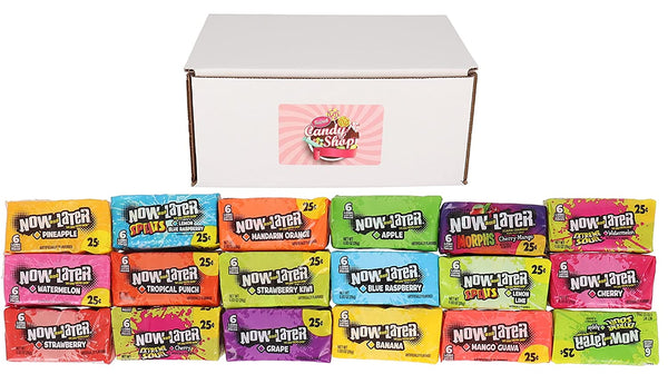 Now and Later Candy Variety Pack of 18 Flavors