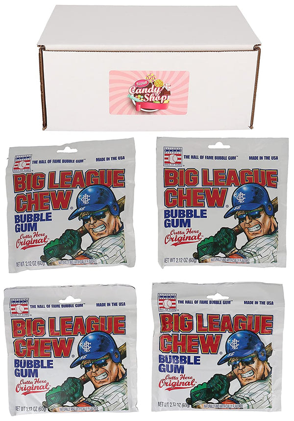 Big League Chew Gum Pack of 4