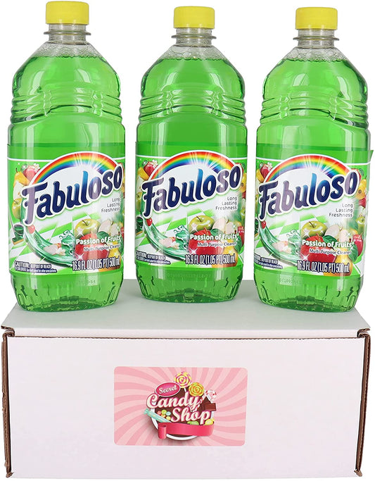 Fabuloso Multi-Purpose Cleaner Passion of Fruits 16.9 FL OZ (Pack of 3)