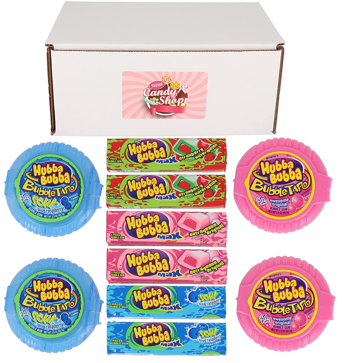 Hubba Bubba Max Bubble Gum (Sour Blue Raspberry flavor) (Pack of 8, to –  Secret Candy Shop