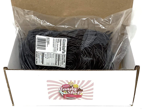 Gustaf's Licorice Laces, NON-GMO Candy (2lb in a Box)