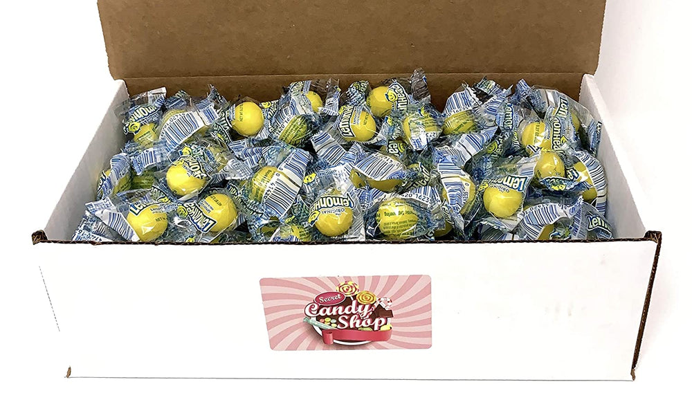 Lemonhead Lemon Candy, Hard Candy in Box, 3LB Bulk (Individually Wrapped)