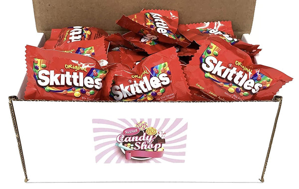Skittles Original Flavors Fun Size Packet Bulk in a Box