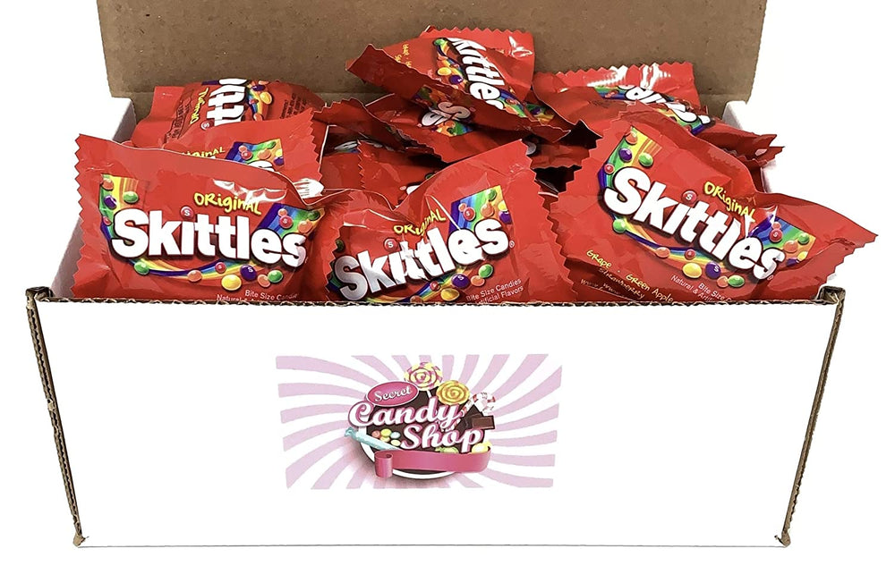 Skittles Original Flavors Fun Size Packet Bulk in a Box